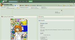 Desktop Screenshot of dinosaur-chan.deviantart.com