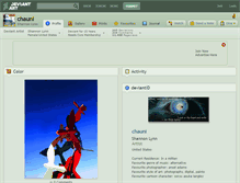 Tablet Screenshot of chauni.deviantart.com
