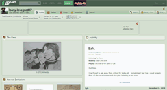 Desktop Screenshot of loony-lovegood07.deviantart.com
