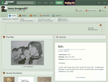 Tablet Screenshot of loony-lovegood07.deviantart.com
