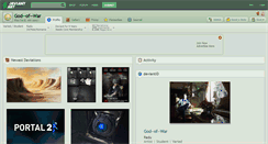 Desktop Screenshot of god--of--war.deviantart.com