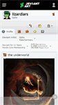 Mobile Screenshot of lizardlars.deviantart.com