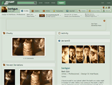 Tablet Screenshot of berkgun.deviantart.com