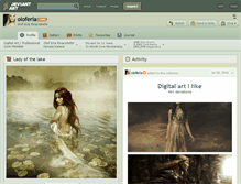 Tablet Screenshot of oloferla.deviantart.com