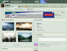 Tablet Screenshot of alkapon.deviantart.com