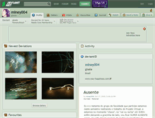 Tablet Screenshot of miney004.deviantart.com