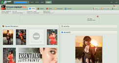 Desktop Screenshot of envyus-cosplayer.deviantart.com