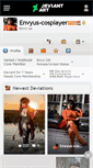 Mobile Screenshot of envyus-cosplayer.deviantart.com