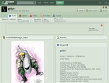 Tablet Screenshot of gaijyn.deviantart.com