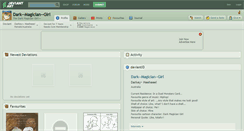 Desktop Screenshot of dark--magician--girl.deviantart.com