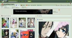 Desktop Screenshot of kuroshitsuji-usami.deviantart.com