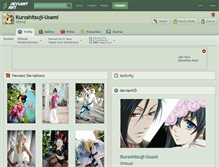 Tablet Screenshot of kuroshitsuji-usami.deviantart.com