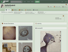 Tablet Screenshot of nelliewindmill.deviantart.com