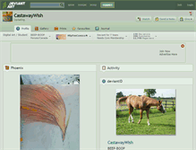 Tablet Screenshot of castawaywish.deviantart.com