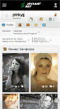 Mobile Screenshot of pinkyg.deviantart.com