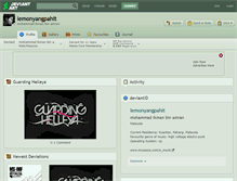 Tablet Screenshot of lemonyangpahit.deviantart.com