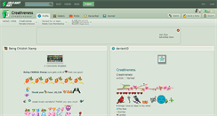 Desktop Screenshot of creativeness.deviantart.com