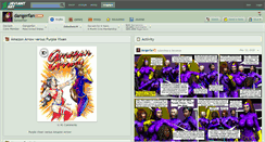 Desktop Screenshot of dangerfan.deviantart.com