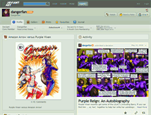 Tablet Screenshot of dangerfan.deviantart.com