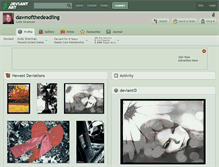 Tablet Screenshot of dawnofthedeadling.deviantart.com