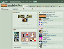 Tablet Screenshot of laura-gallego-club.deviantart.com