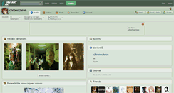 Desktop Screenshot of chronochron.deviantart.com