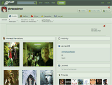 Tablet Screenshot of chronochron.deviantart.com