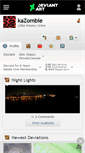 Mobile Screenshot of kazombie.deviantart.com