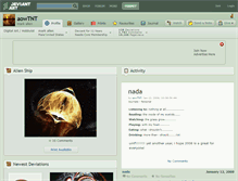 Tablet Screenshot of aowtnt.deviantart.com