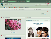 Tablet Screenshot of freestyle-1love.deviantart.com