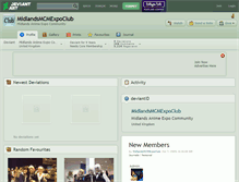 Tablet Screenshot of midlandsmcmexpoclub.deviantart.com