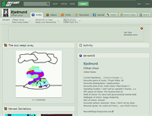 Tablet Screenshot of bjadmund.deviantart.com