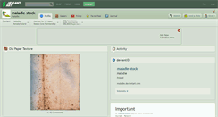 Desktop Screenshot of maladie-stock.deviantart.com