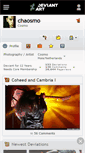 Mobile Screenshot of chaosmo.deviantart.com