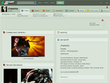 Tablet Screenshot of chaosmo.deviantart.com