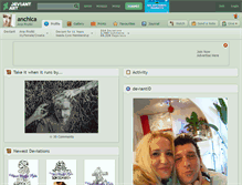 Tablet Screenshot of anchica.deviantart.com