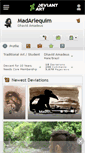 Mobile Screenshot of madarlequim.deviantart.com
