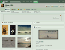 Tablet Screenshot of fairygirl1031.deviantart.com