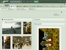 Tablet Screenshot of nimfe.deviantart.com