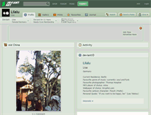 Tablet Screenshot of lilalu.deviantart.com