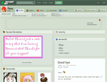Tablet Screenshot of fexy.deviantart.com