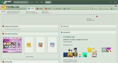 Desktop Screenshot of p-m-dfan-club.deviantart.com