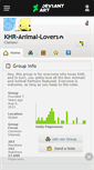 Mobile Screenshot of khr-animal-lovers.deviantart.com