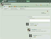 Tablet Screenshot of enlistedranks.deviantart.com