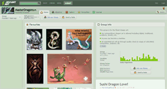 Desktop Screenshot of masterdragons.deviantart.com