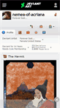 Mobile Screenshot of nemea-of-acriana.deviantart.com