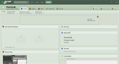 Desktop Screenshot of frenchydk.deviantart.com