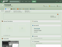 Tablet Screenshot of frenchydk.deviantart.com