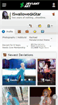 Mobile Screenshot of iswallowedastar.deviantart.com