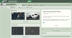 Desktop Screenshot of linux-deviants.deviantart.com